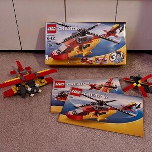 LEGO Creator 3-in-1 Rotor Rescue set 5866, retired 2010 set, all pieces